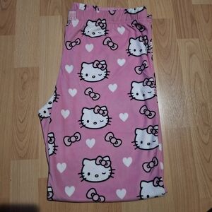 HELLO KITTY Valentines Pink Pajama Pants